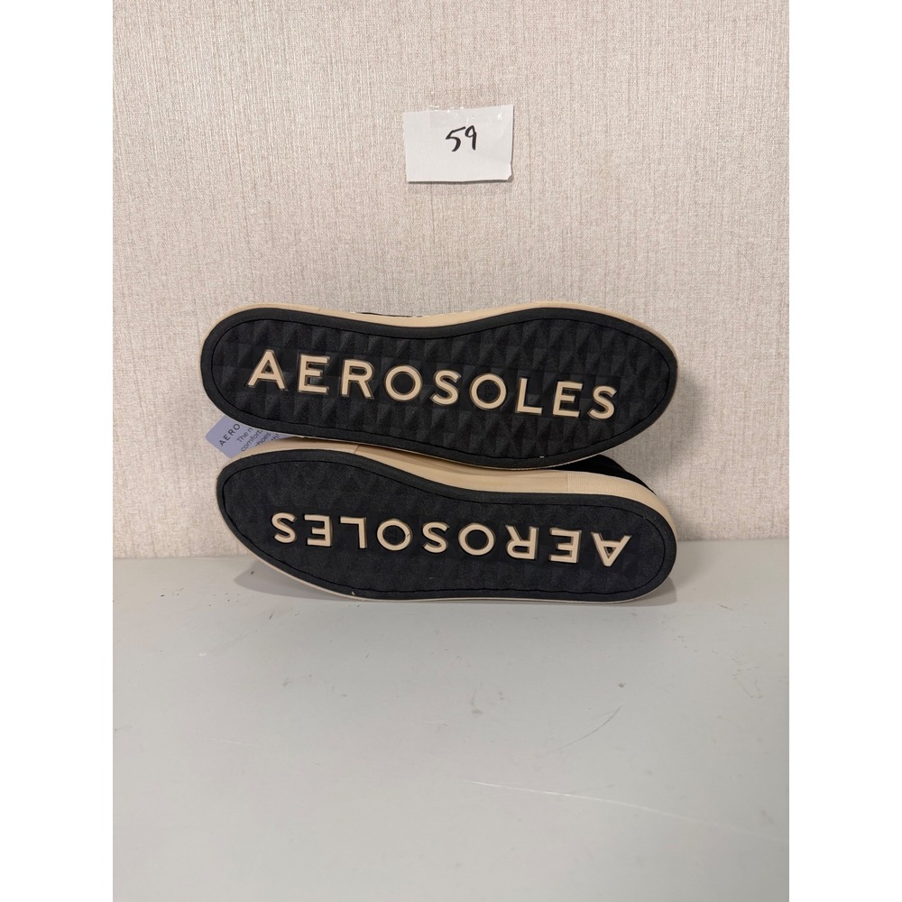 Aerosoles Blakely Black Textile Platform Slip On Sneakers Womens 9.5M - Picture 7 of 10